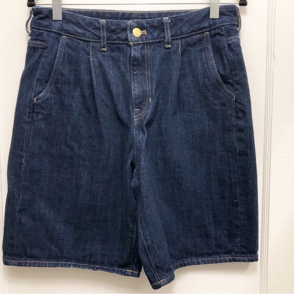 J. Crew Mid Length Denim Short Dark Wash Size 28